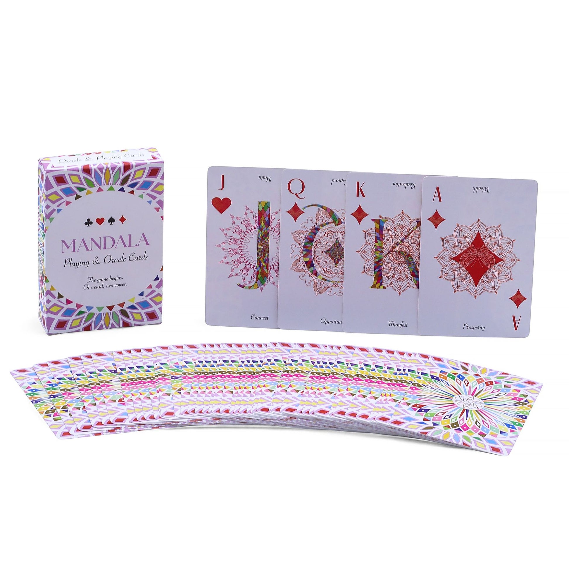Mandala Playing & Oracle Cards – Kaleidoscope Symmetry