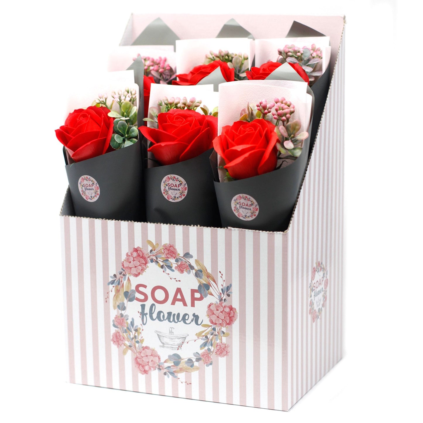 Ready to Retail Soap Flower - Large Rose Bouquet