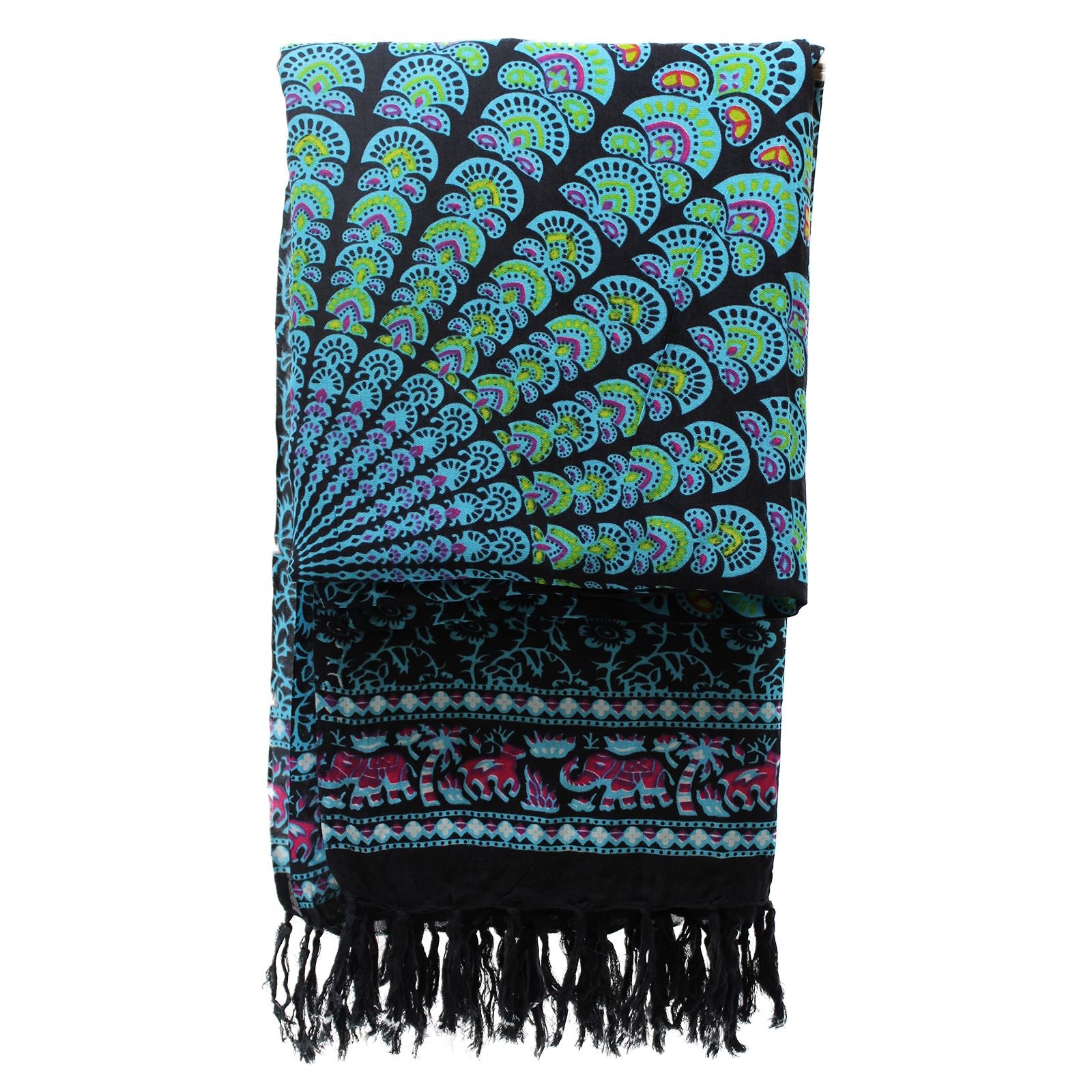 Peacock Classic  Mandela Sarong