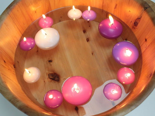 Large Floating Candles - Lavender