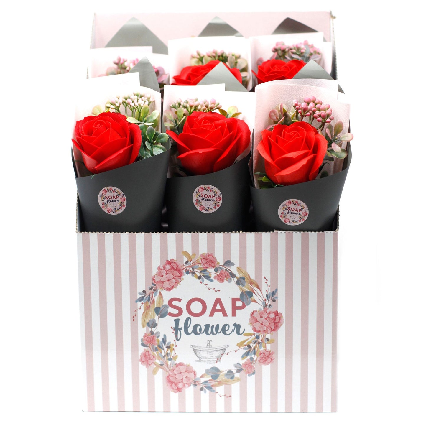 Ready to Retail Soap Flower - Large Rose Bouquet