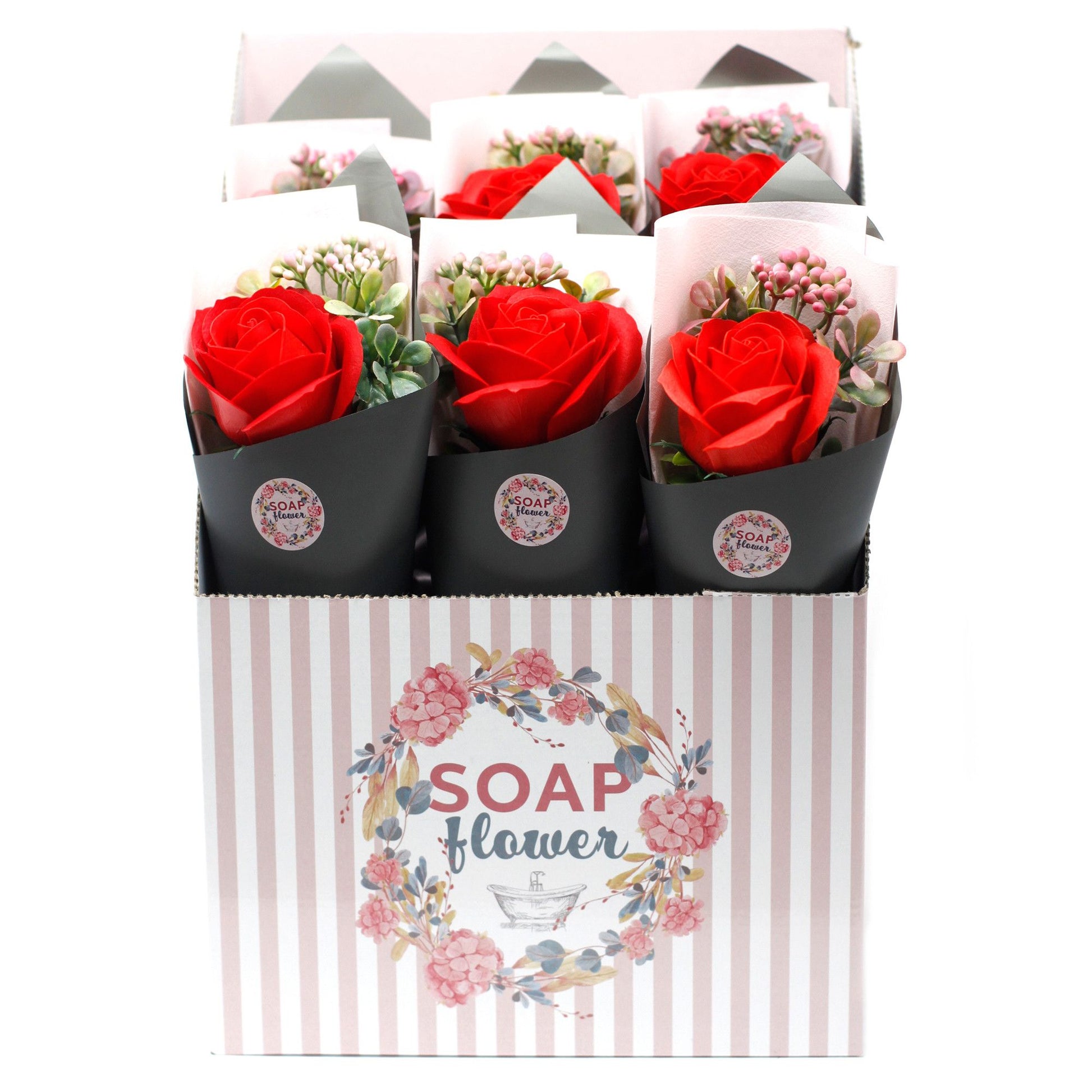 Ready to Retail Soap Flower - Large Rose Bouquet