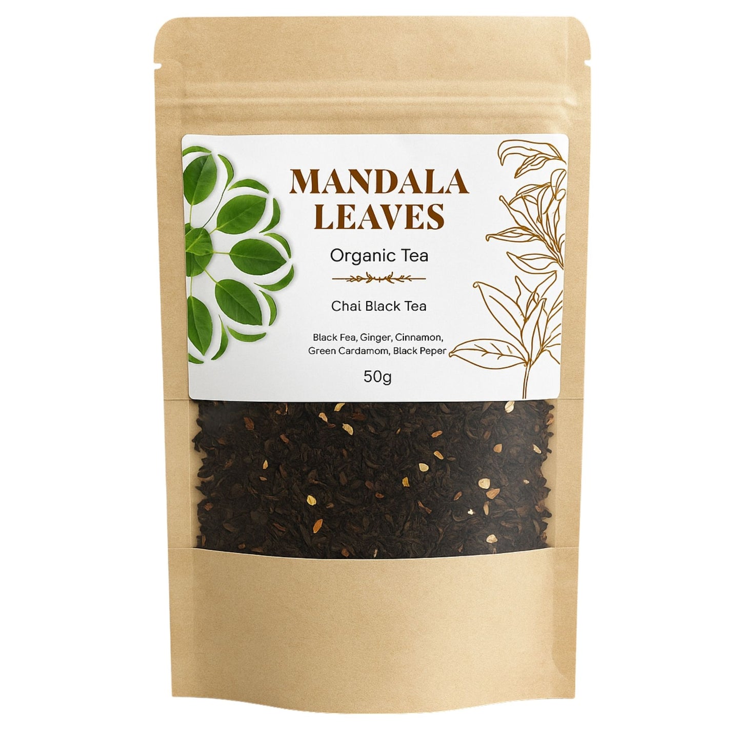50g Organic Chai Black Tea