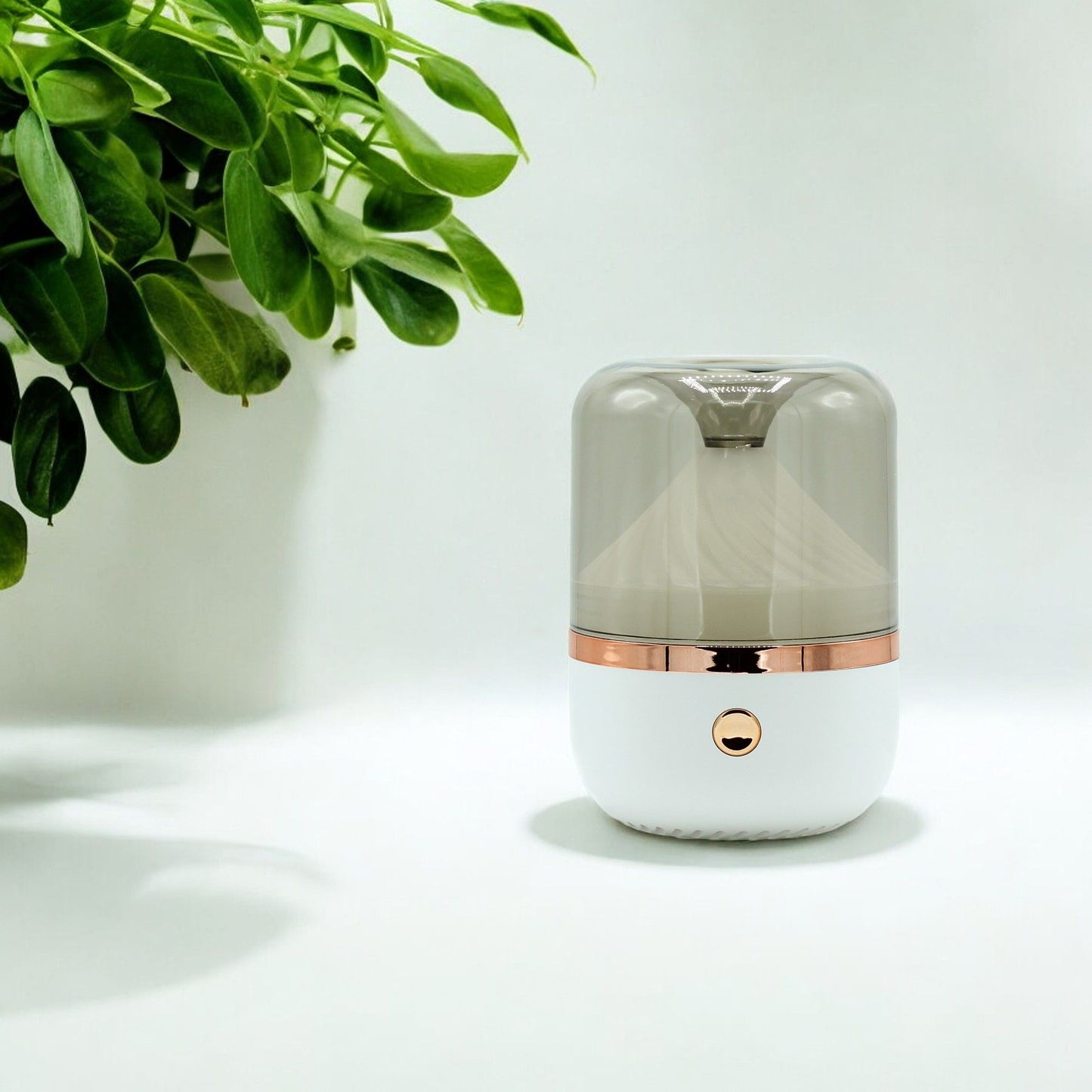 Aróma difuzér Urban biely a bronzový - USB - zmena farby