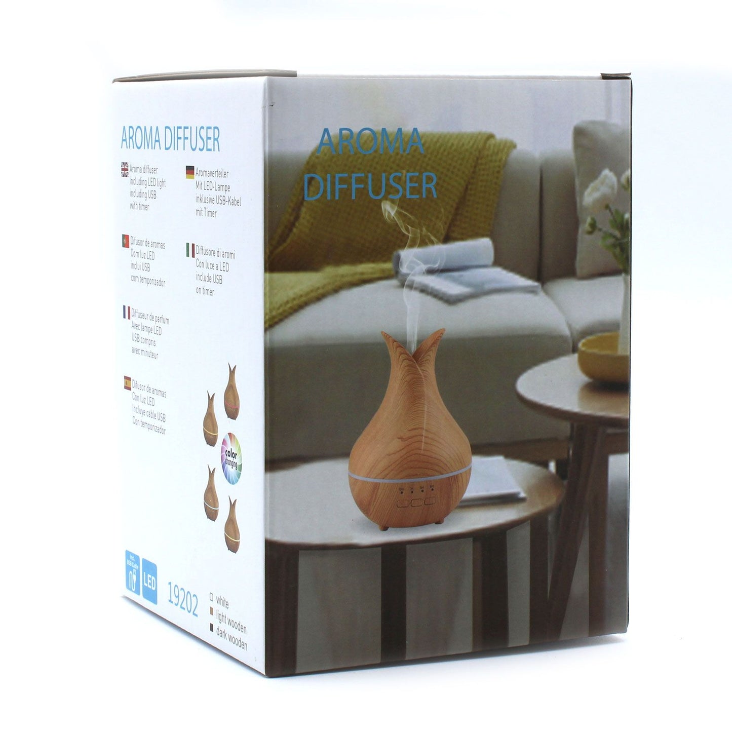 Palermo Atomizer - USB - Zmena farby - Časovač