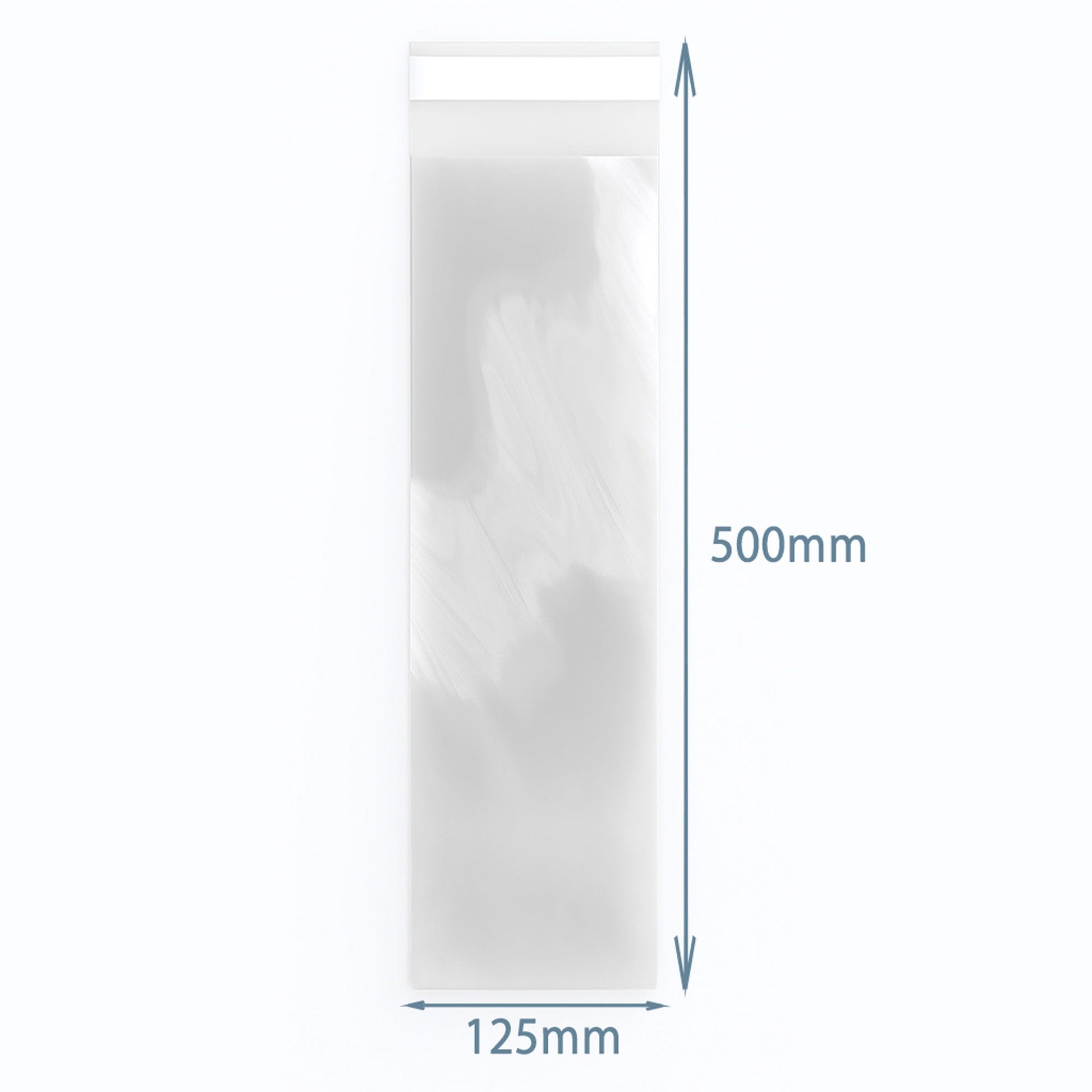 Poly-Prop Bags 125x500mm Reaseal (500)