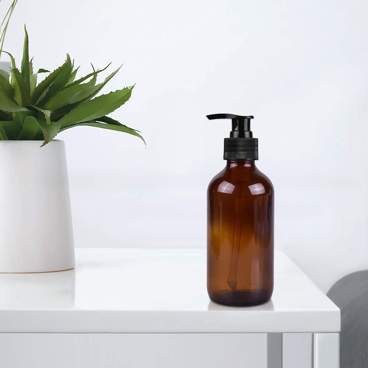 Black Pump for 250ml Glass Bottle