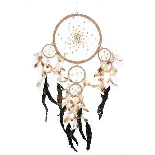 Bali Dreamcatcher - XLarge Round - Cream/Coffee/Choc