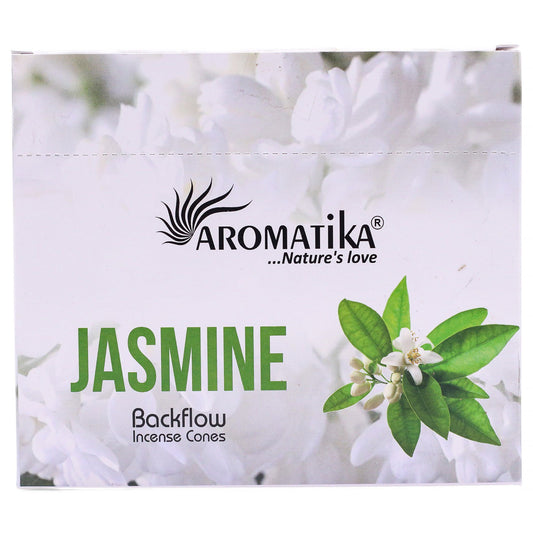 Vonné tyčinky Masala Backflow, balenie 10 kusov - jazmín