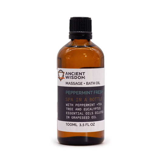 Peppermint Fresh Massage Oil - 100ml