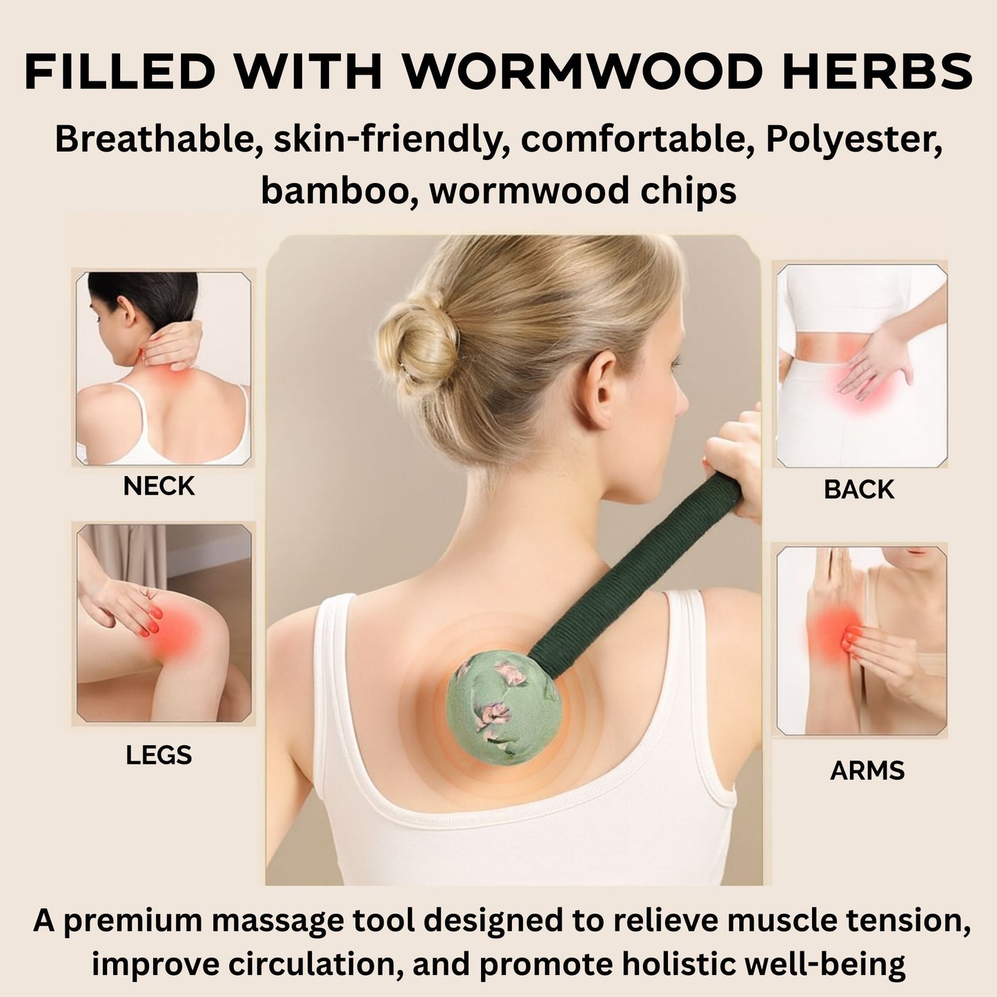 Wormwood Massage Hammer - Blue
