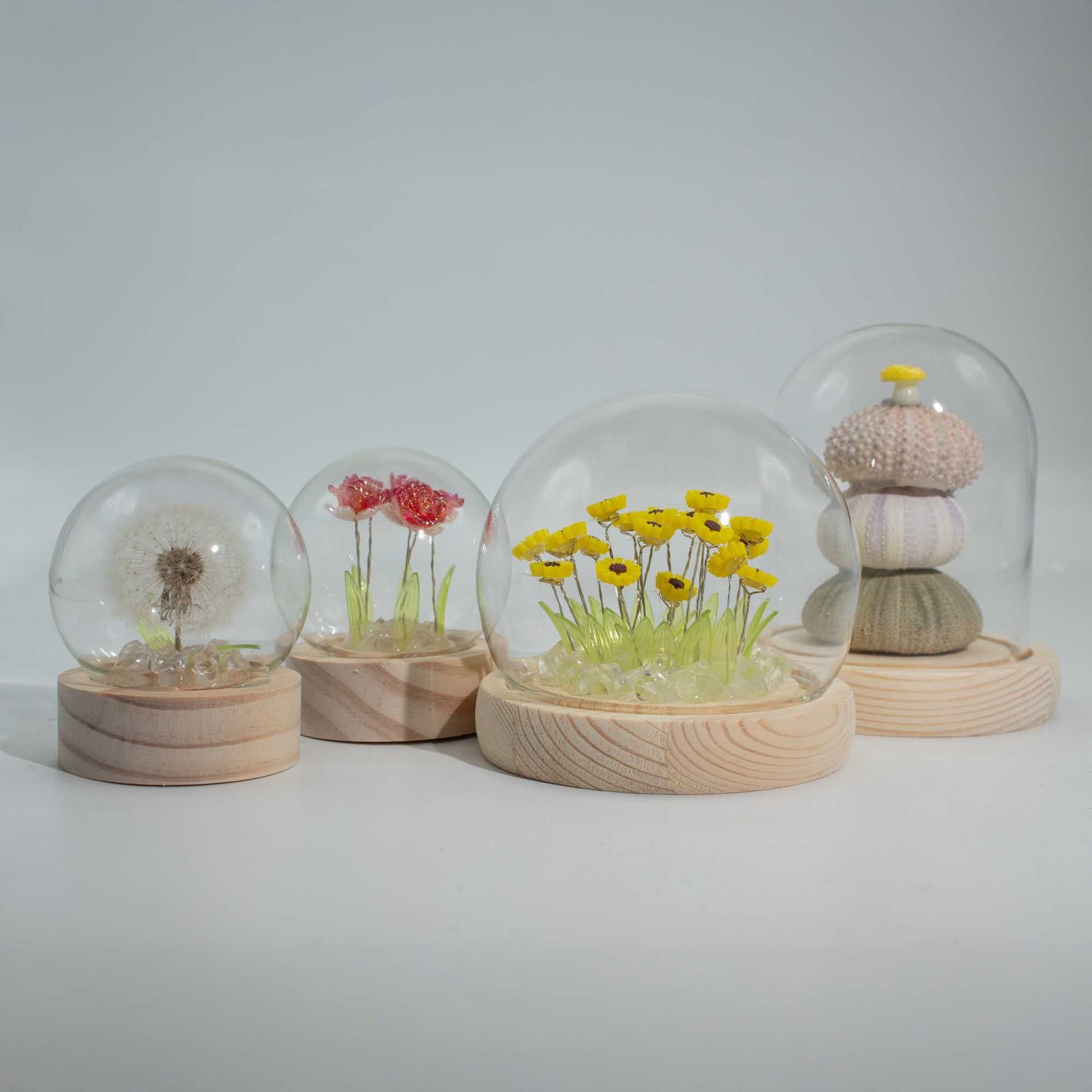Floral Glow Garden Dome - 20 Multi Tulips - LED USB