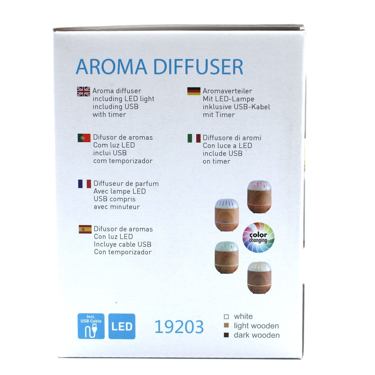 Atomizér Copenhagen - USB - Zmena farby - Časovač