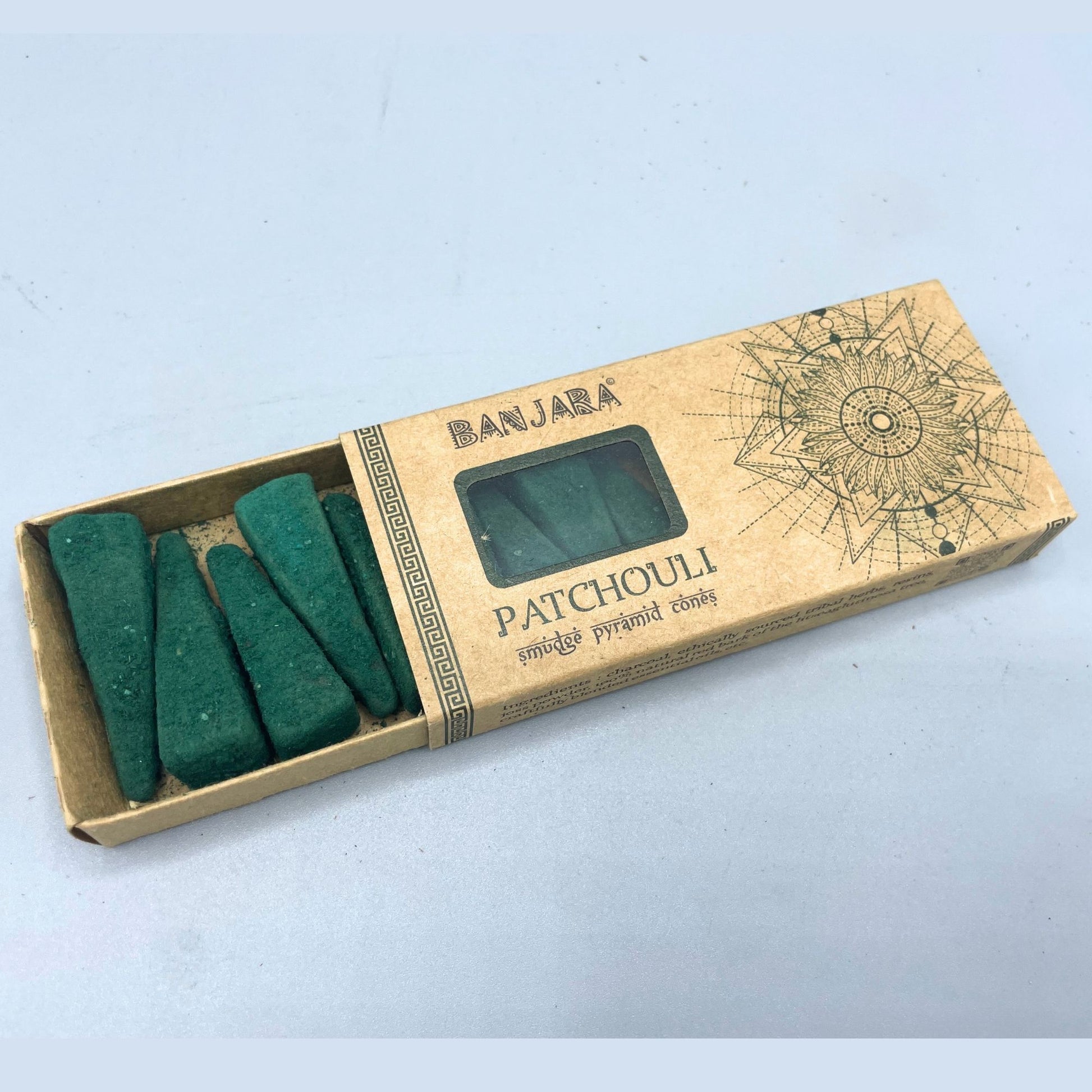 Banjara Smudge Pyramid Cones - Patchouli