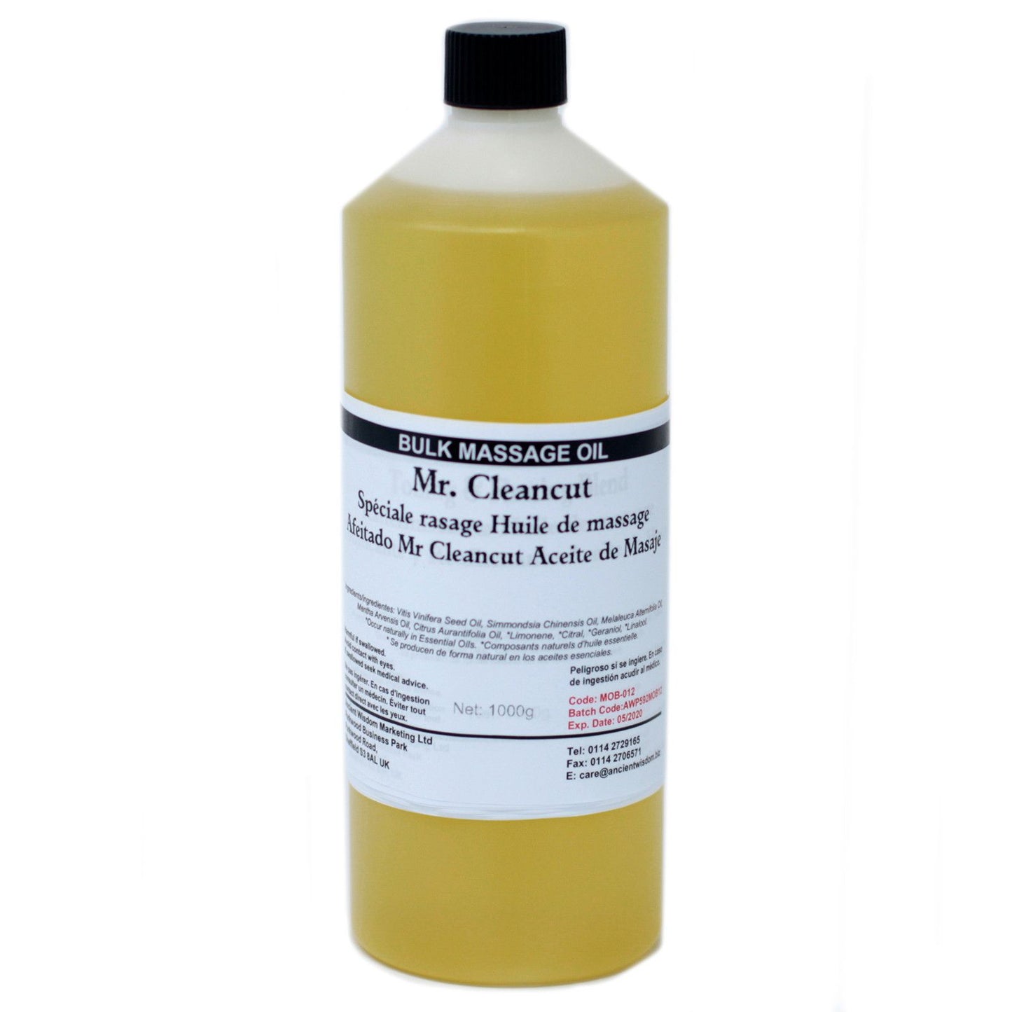 Mr Cleancut Shaving Oil 1Kg Massage Oil