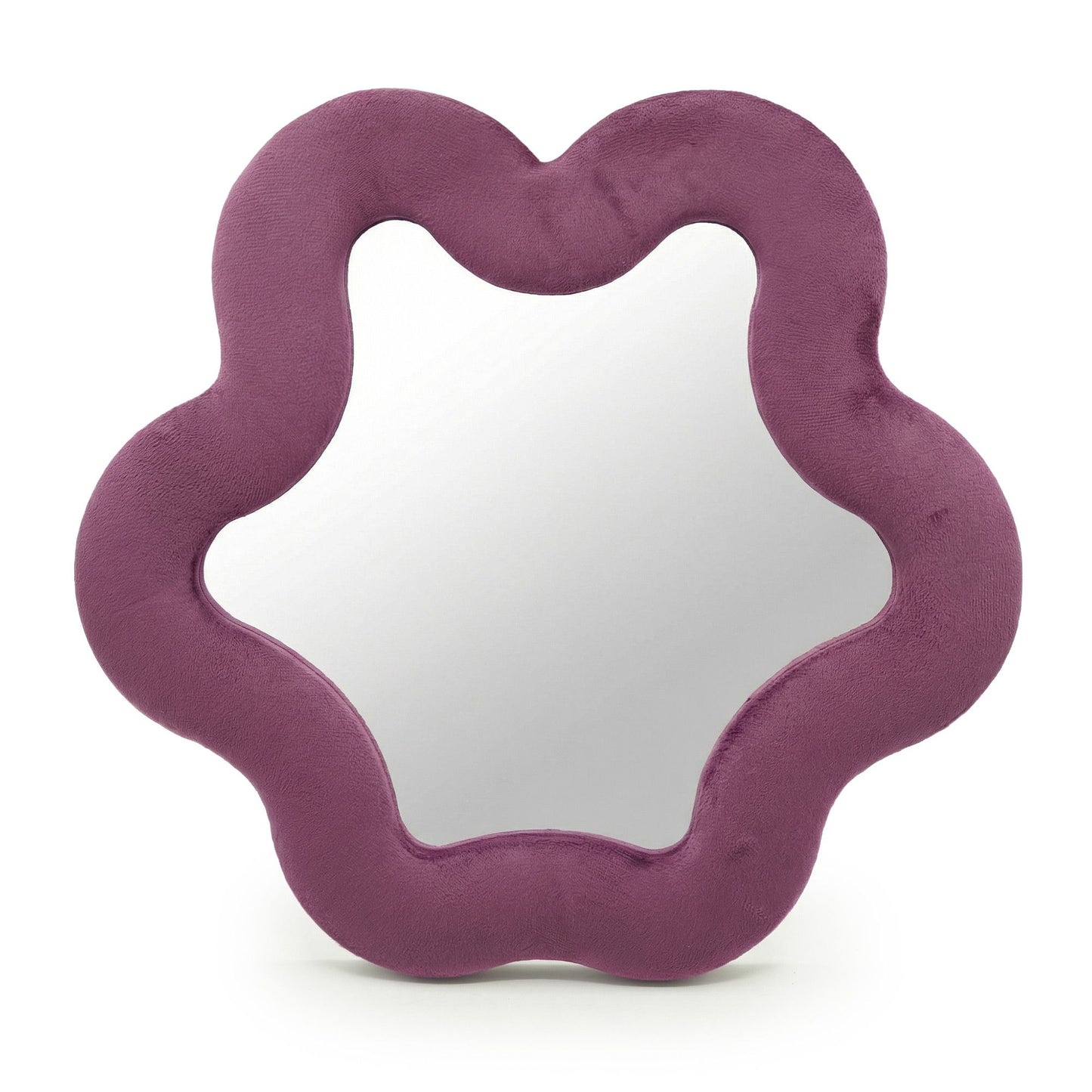 Soft Squiggly Mirror – Star – Mauve (33 x 31 x 2.3cm)