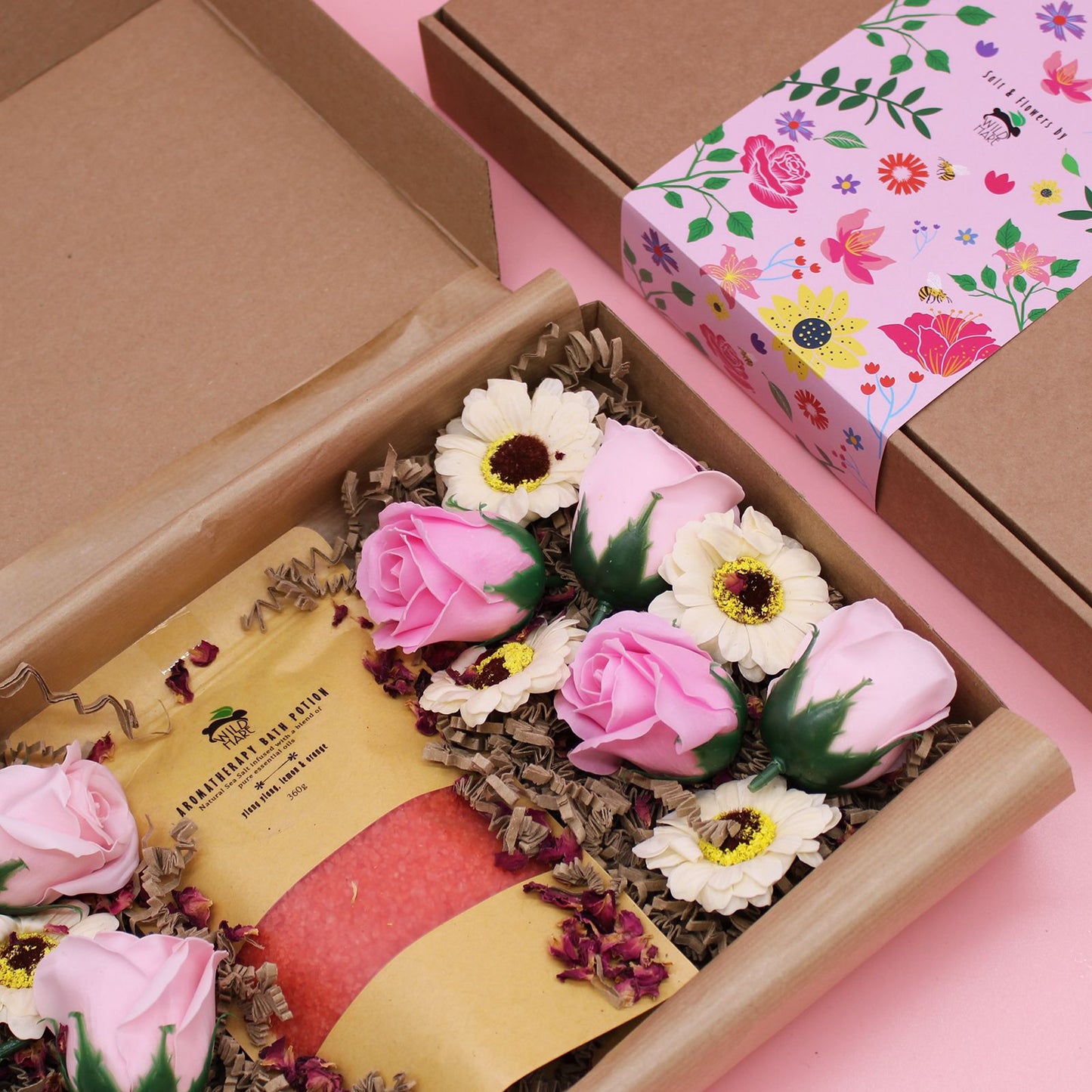 Wild Hare Salt & Flowers Set- Passion