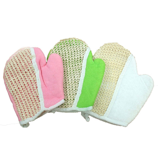Extra Exfoliating Jute Glove-Assorted