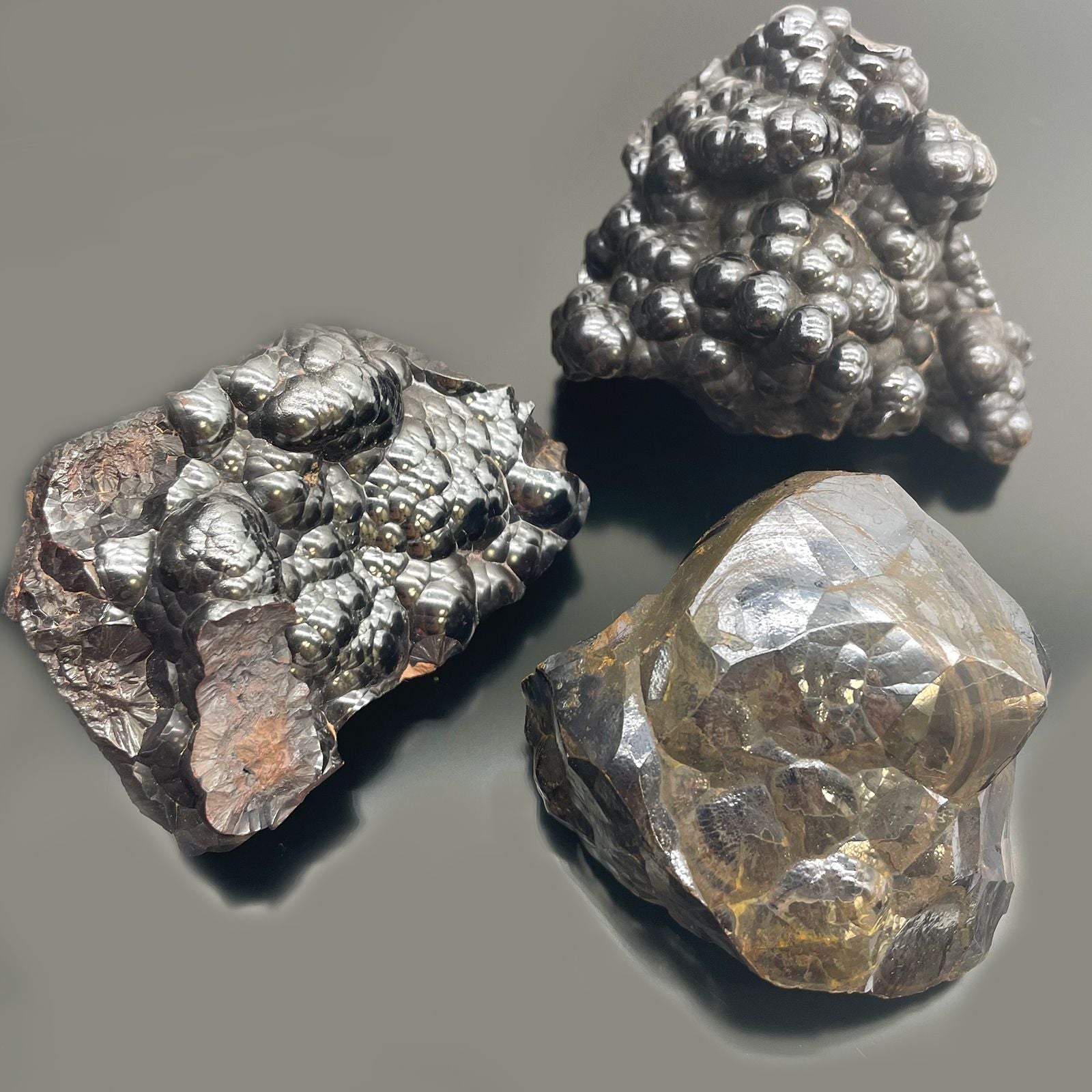 Mineral Specimens - Natural Hematite (approx 20 pieces)