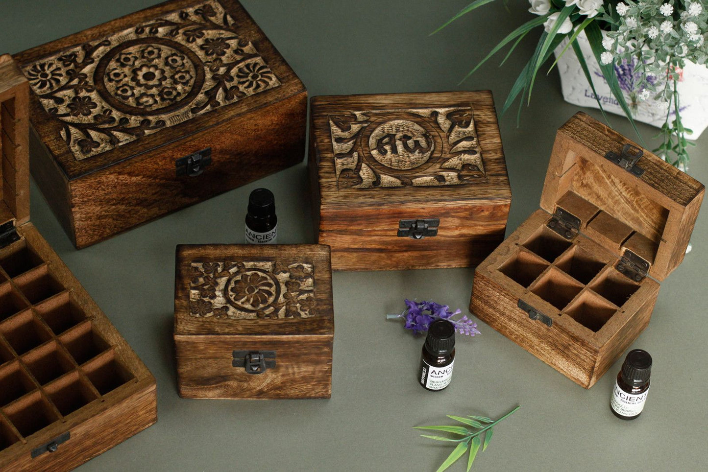 Mangový aromaterapeutický box – AW (kapacita 12 kusov)