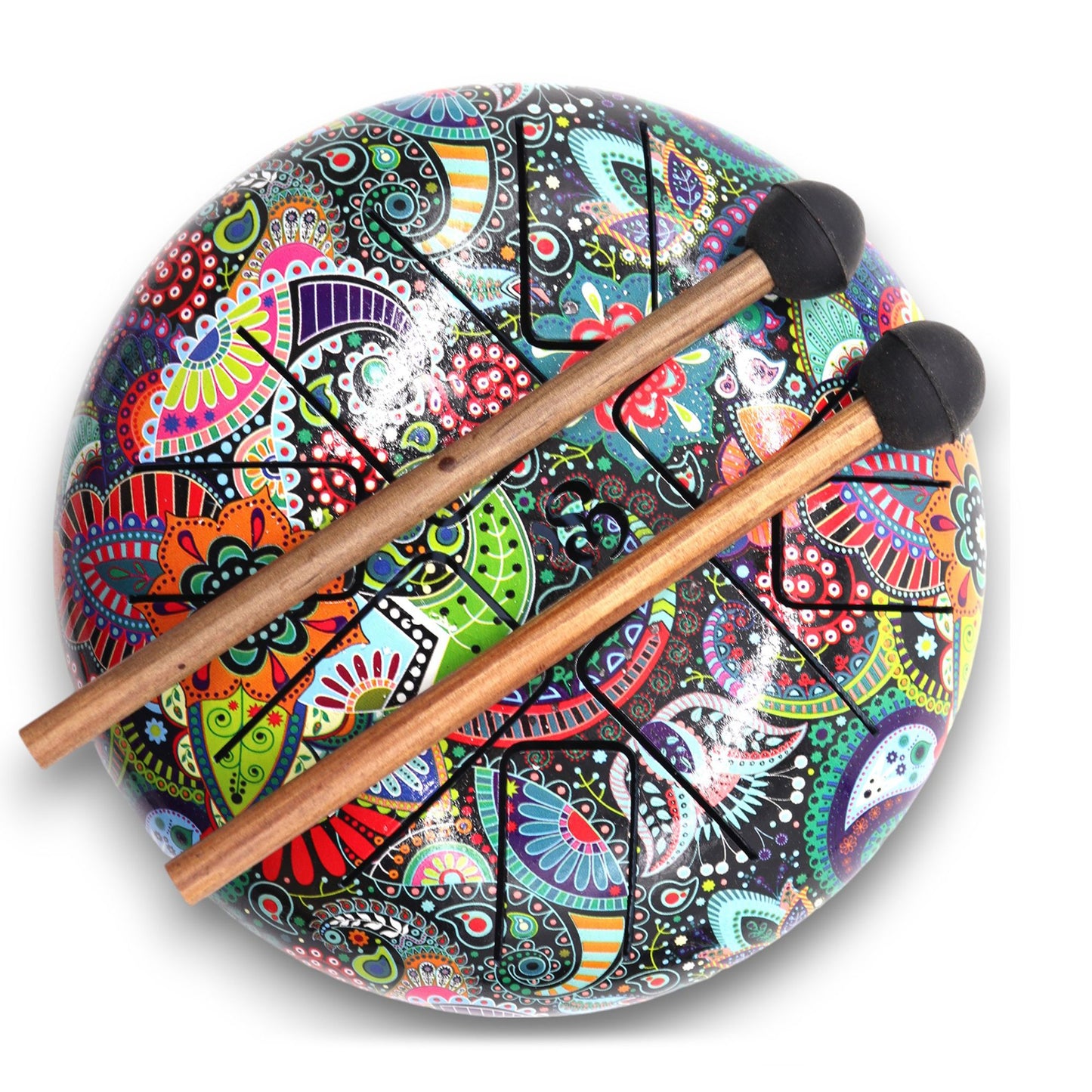 Steel Tongue Happy Drums  Muti Coloured OM - 18cm