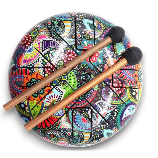 Steel Tongue Happy Drums  Muti Coloured OM - 18cm