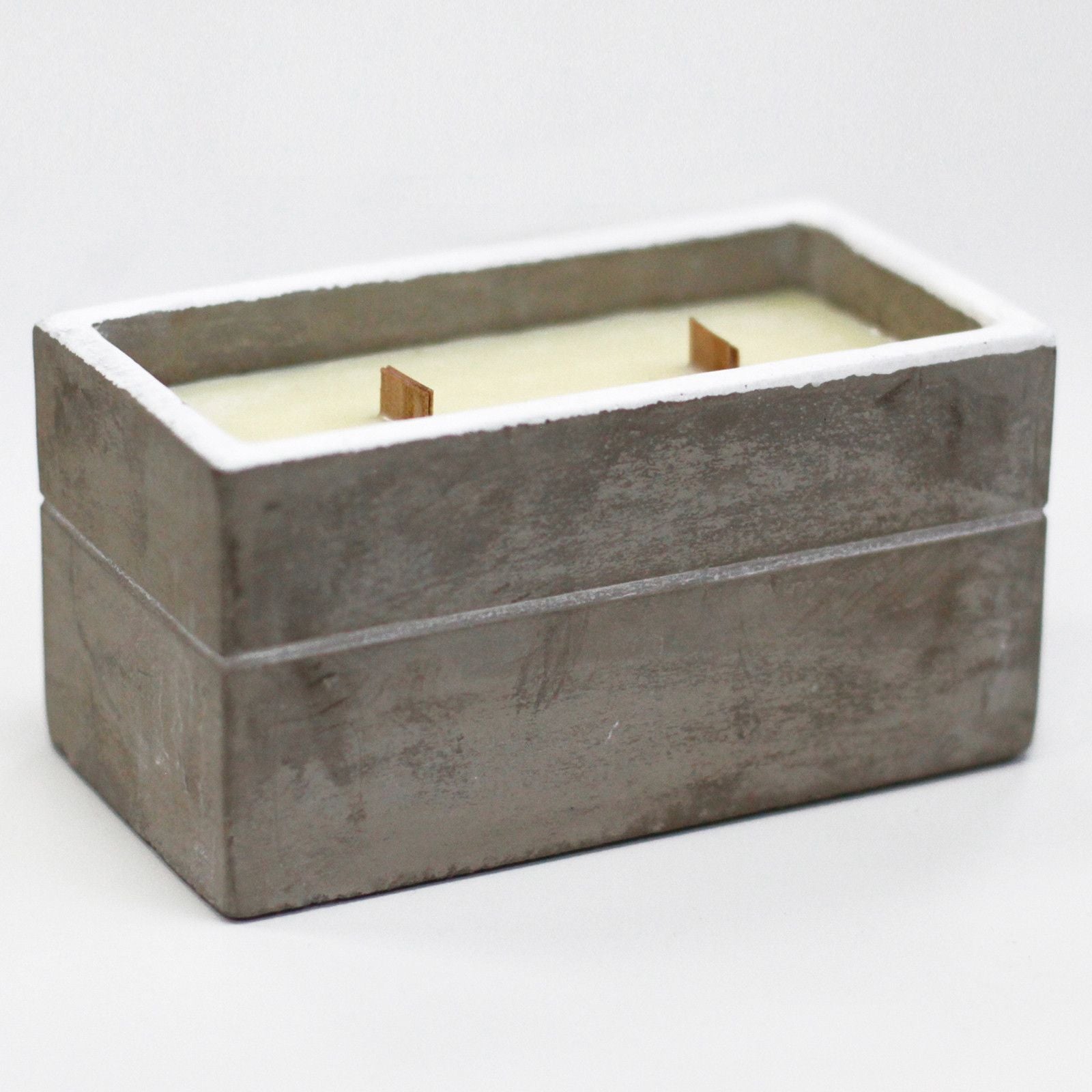 Large Concrete Soy Candle - Spiced South Sea Lime