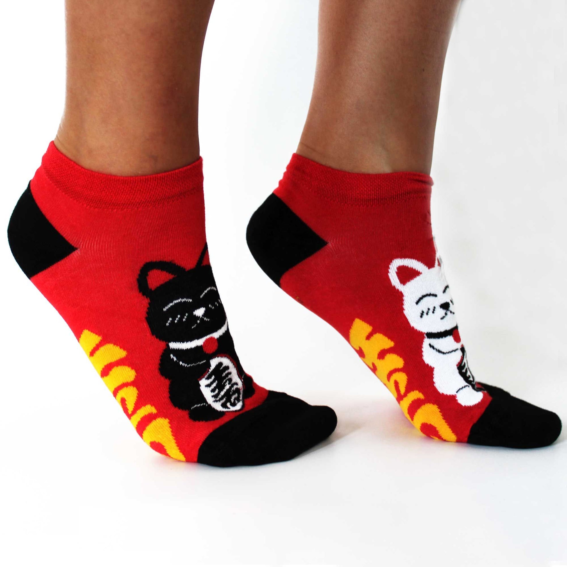 M/L Hop Hare Bamboo Socks Low (41-46) - Lucky Cat