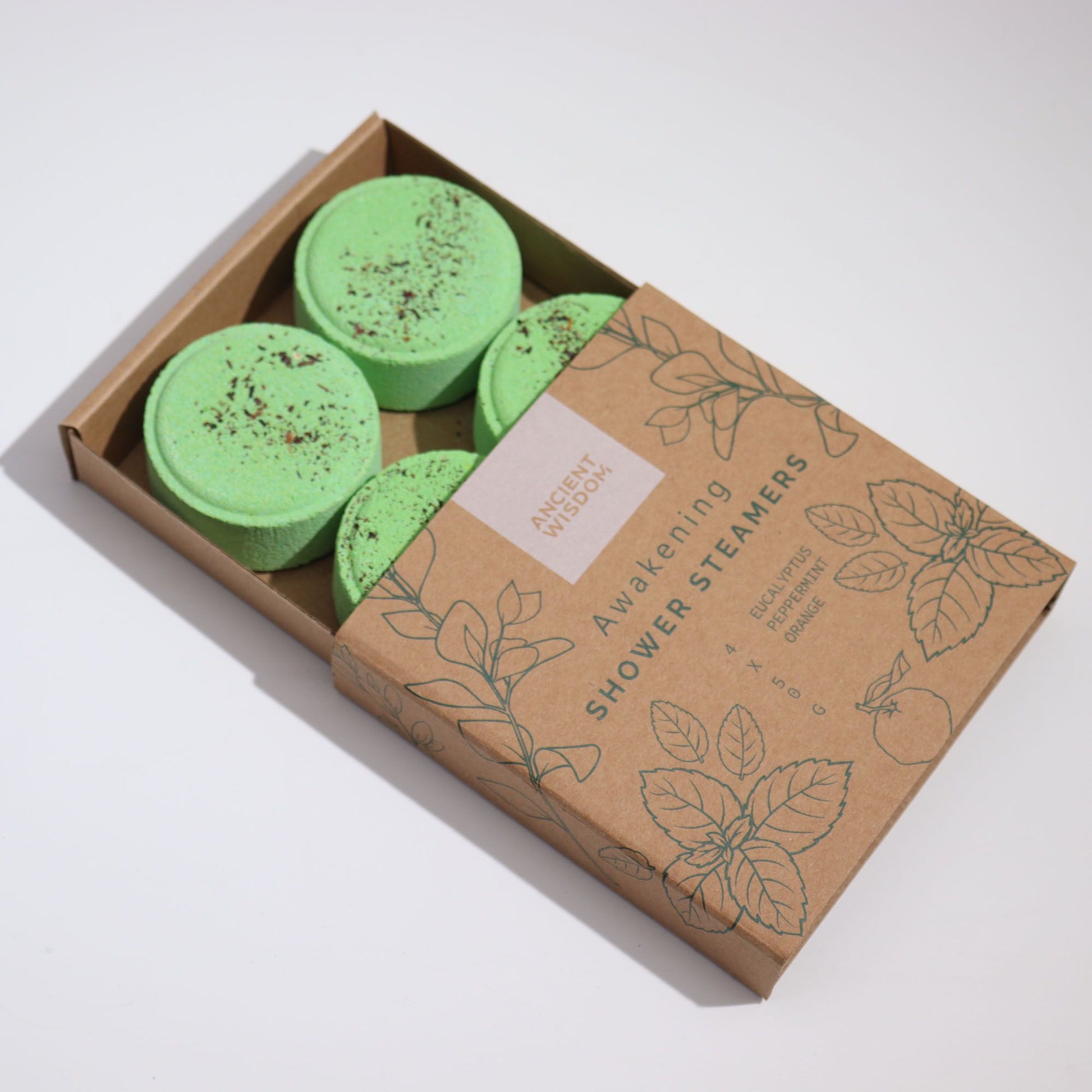 Zen Shower Steamers - Therapy Wellness Quartet - Awakening (Green)