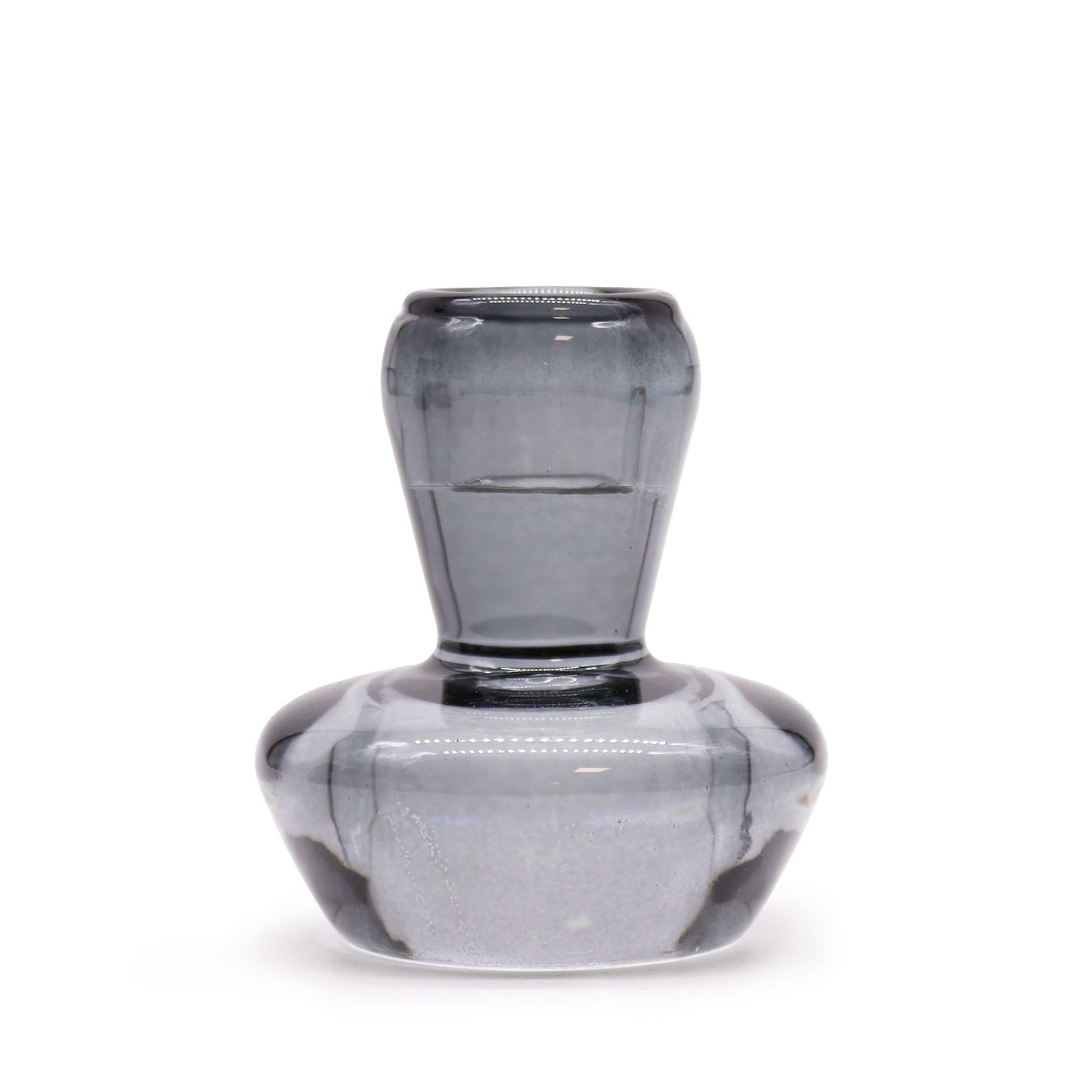 Set of 2 Mushroom Flip Dinner Candle / Tealight Holder - Midnight Grey