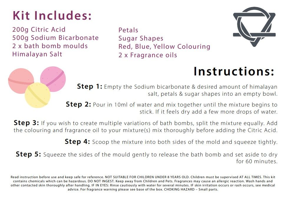 Bath Bomb Kit - Pink Lemonade & Citrus Blast
