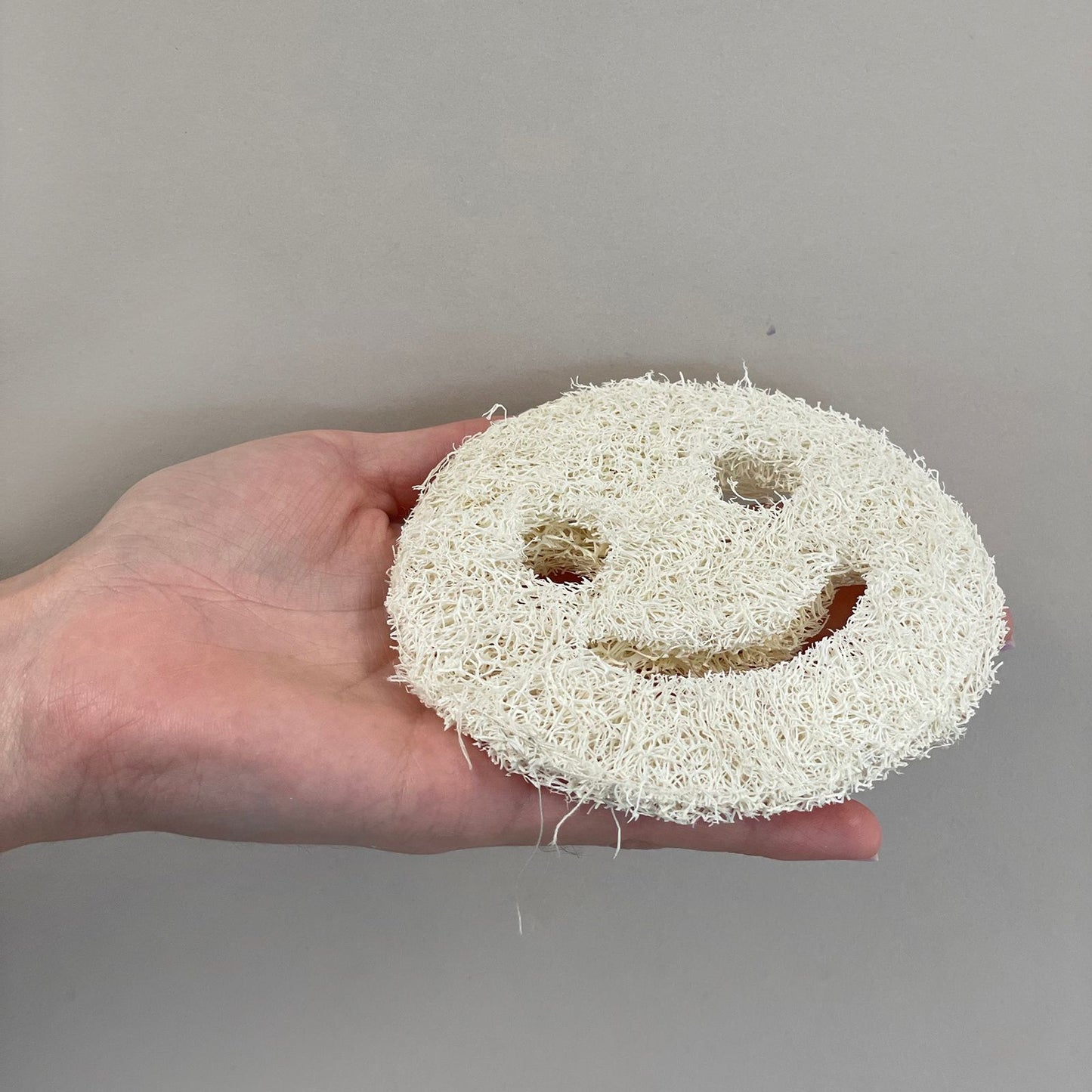 Whole Loofah Smiley Face