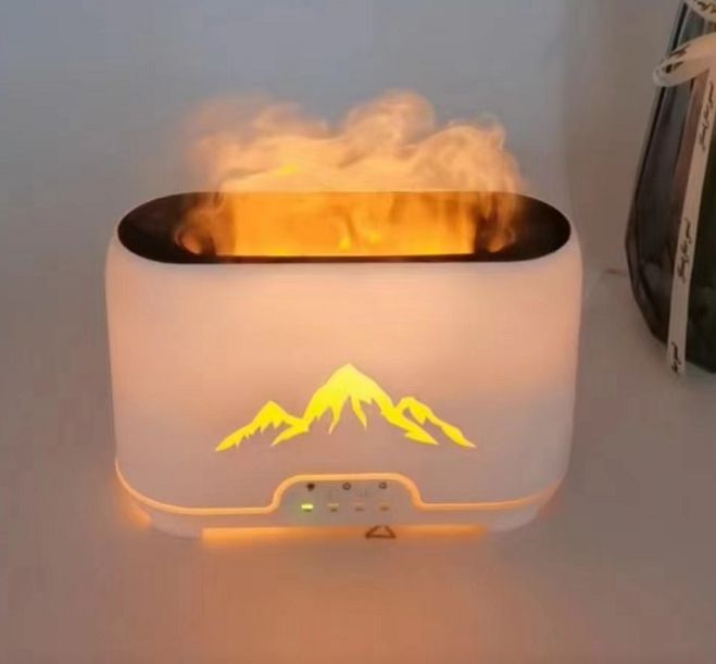 Aróma difuzér Himalayas - USB-C - Diaľkové ovládanie - Efekt plameňa