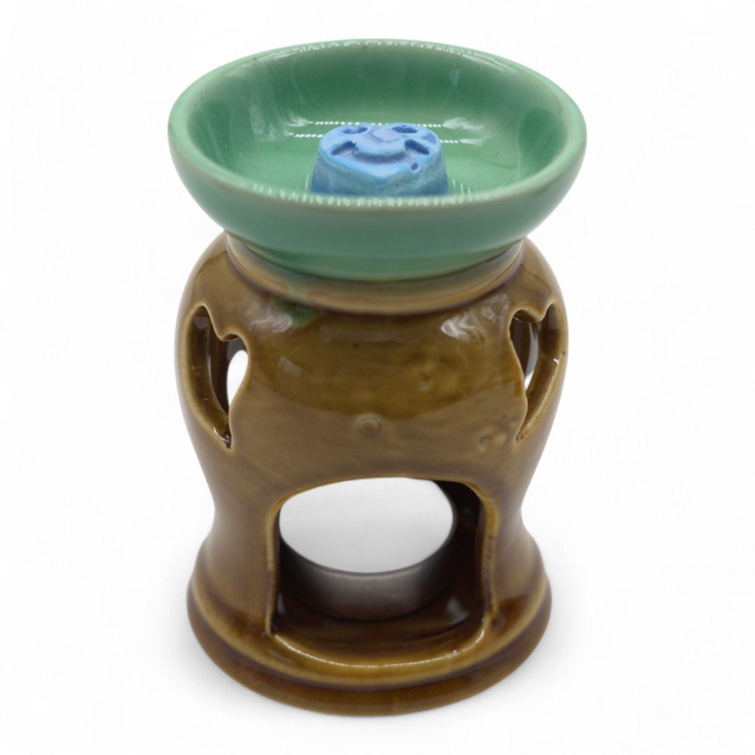 Classic Rustic Oil Burner - Heart Cut-out (assorted)
