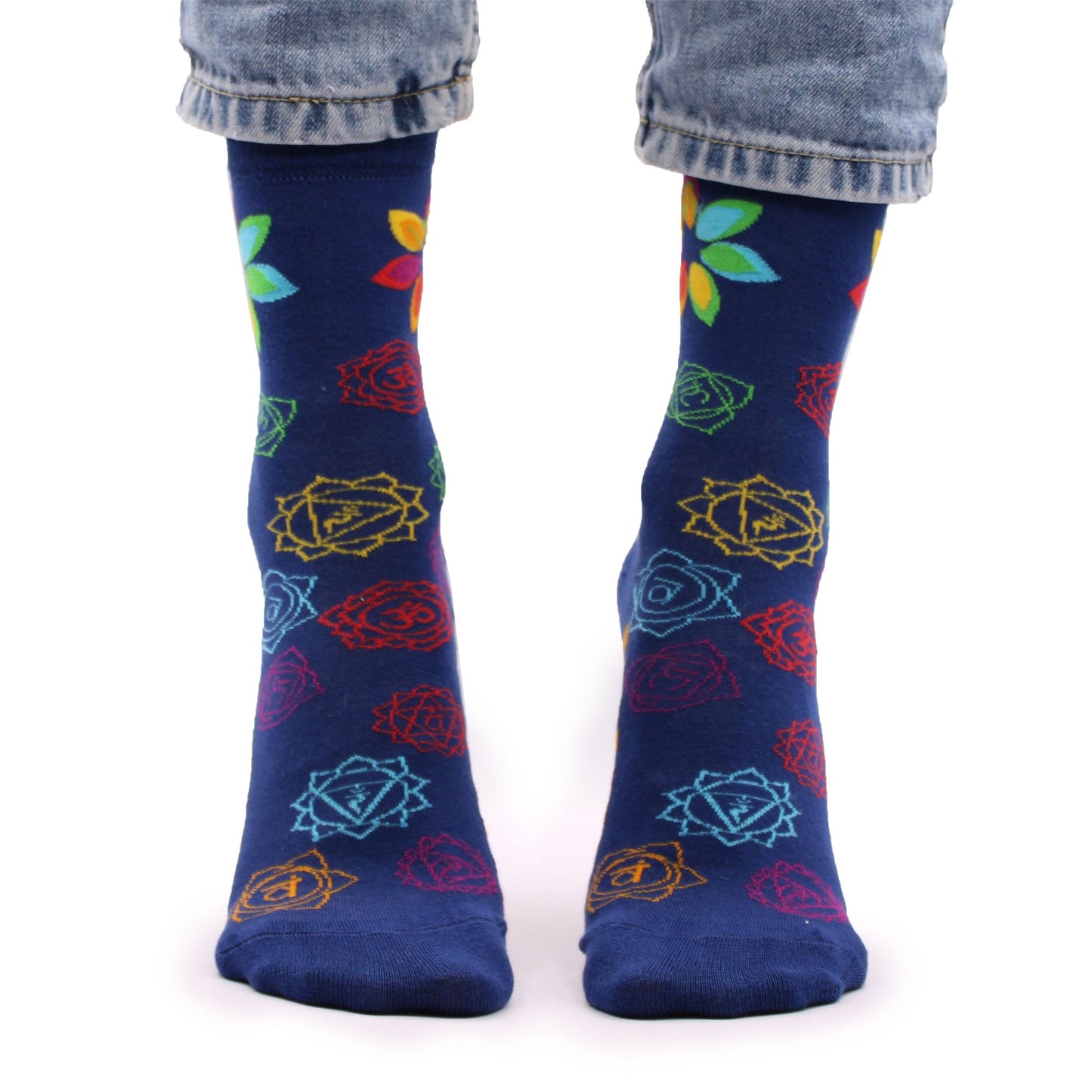 Hop Hare Bamboo Socks (36-40) - Rainbow Chakra
