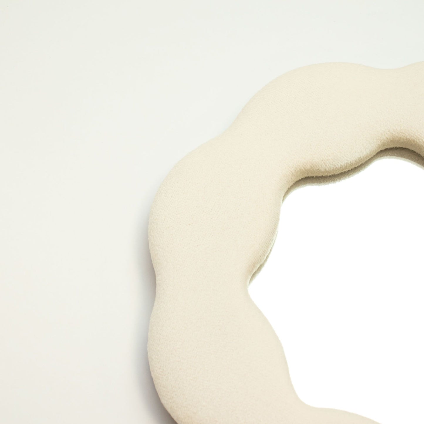 Soft Squiggly Mirror - Flower - Stone