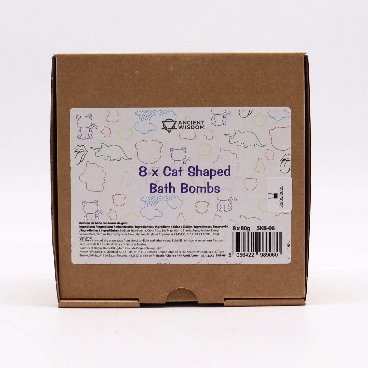 Cat Bathbomb 80g - Banana