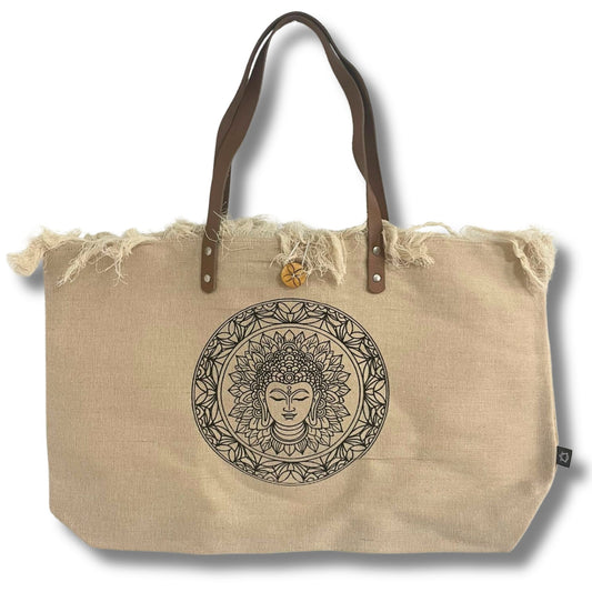Natural Tote Bag Leather Handle - Inspiration