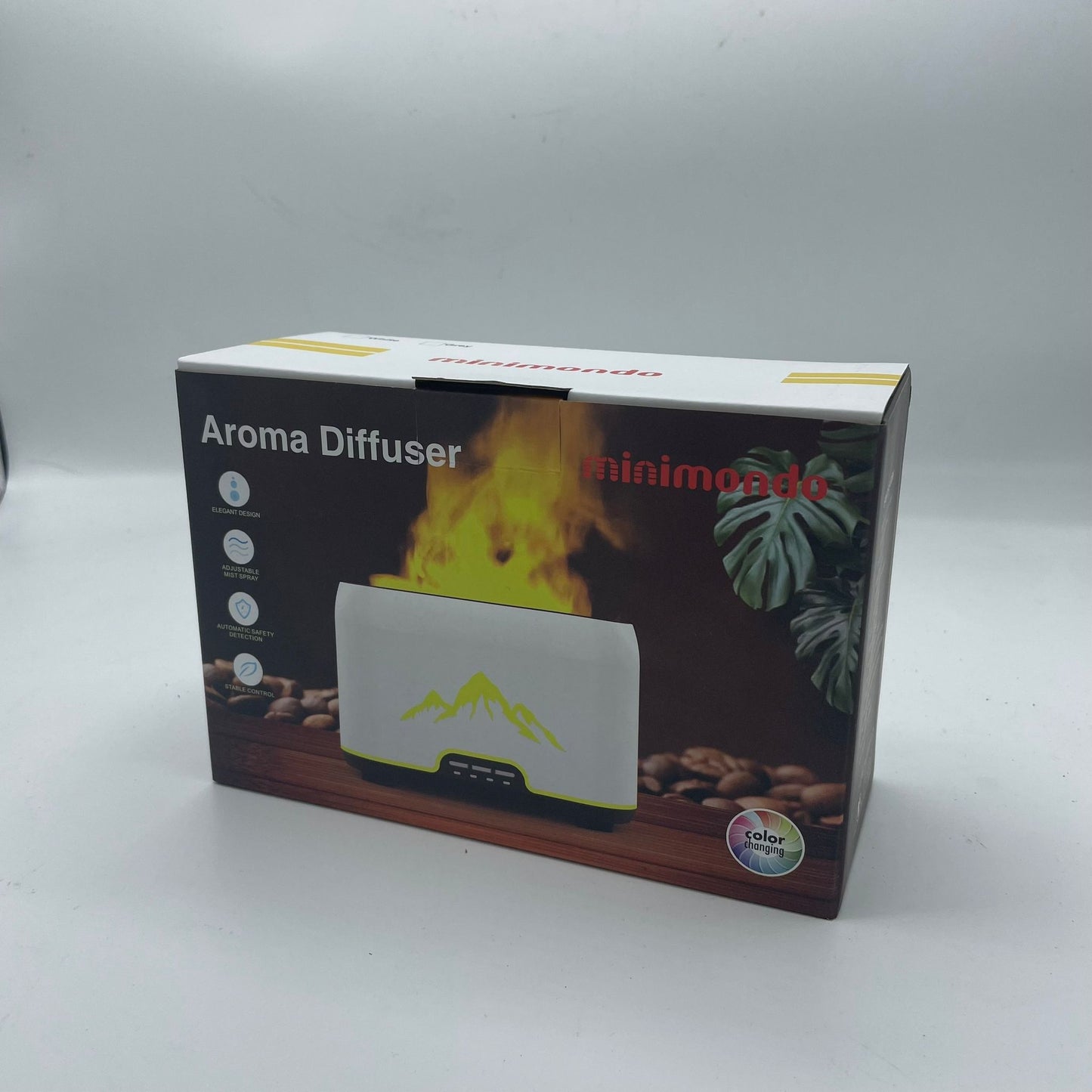 Aróma difuzér Himalayas - USB-C - Diaľkové ovládanie - Efekt plameňa
