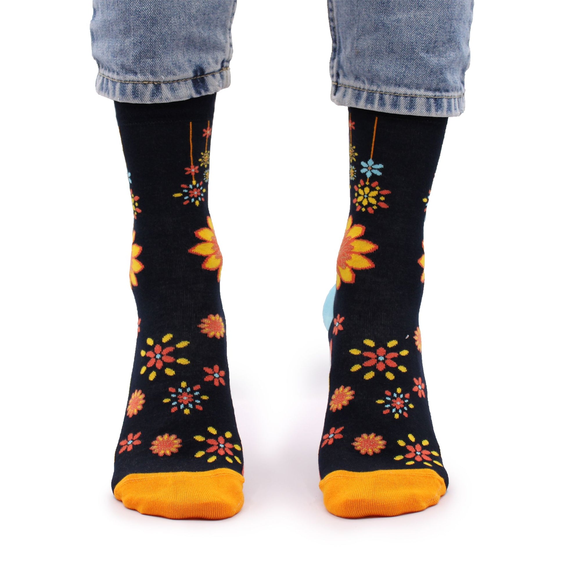 Hop Hare Bamboo Socks (36-40) - Mandala Flowers