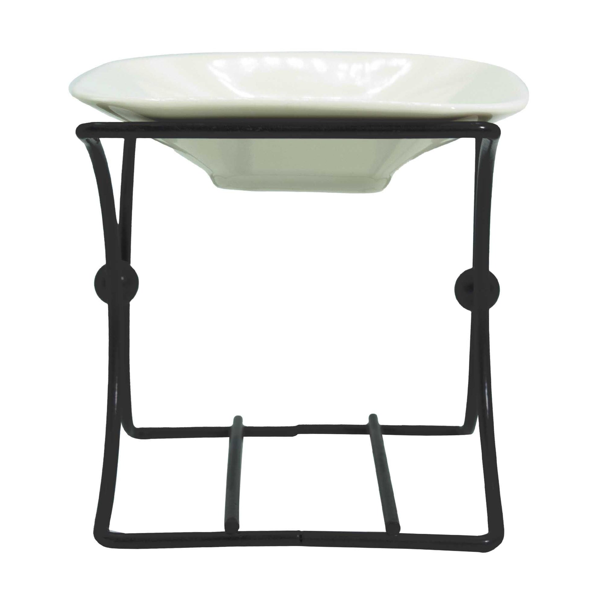 Ceramic & Metal Square Stand