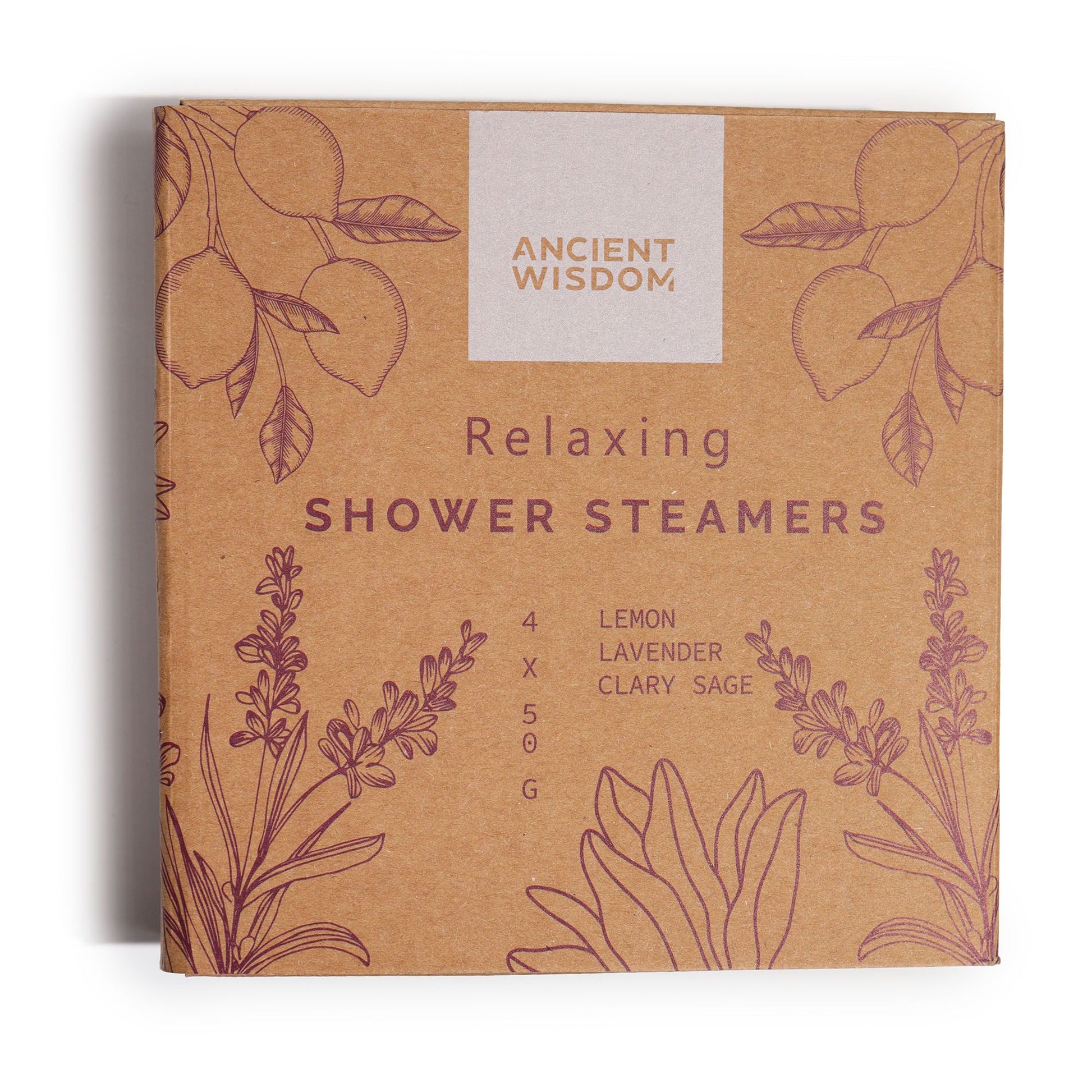 Zen Shower Steamers - Therapy Wellness Quartet - Relaxing (Purple)