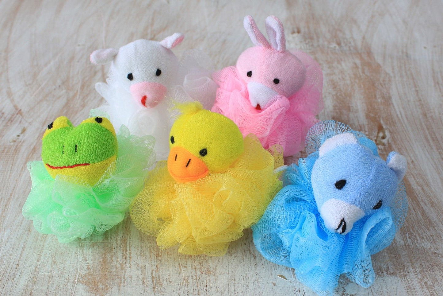 Cotton Animal Scrunchies 5 asst (display tube) - 27gm