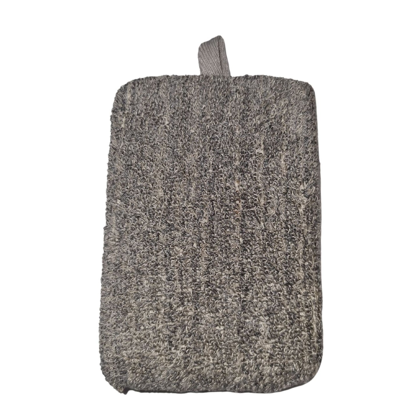 Bamboo & Linen Bath Sponge  - Charcoal