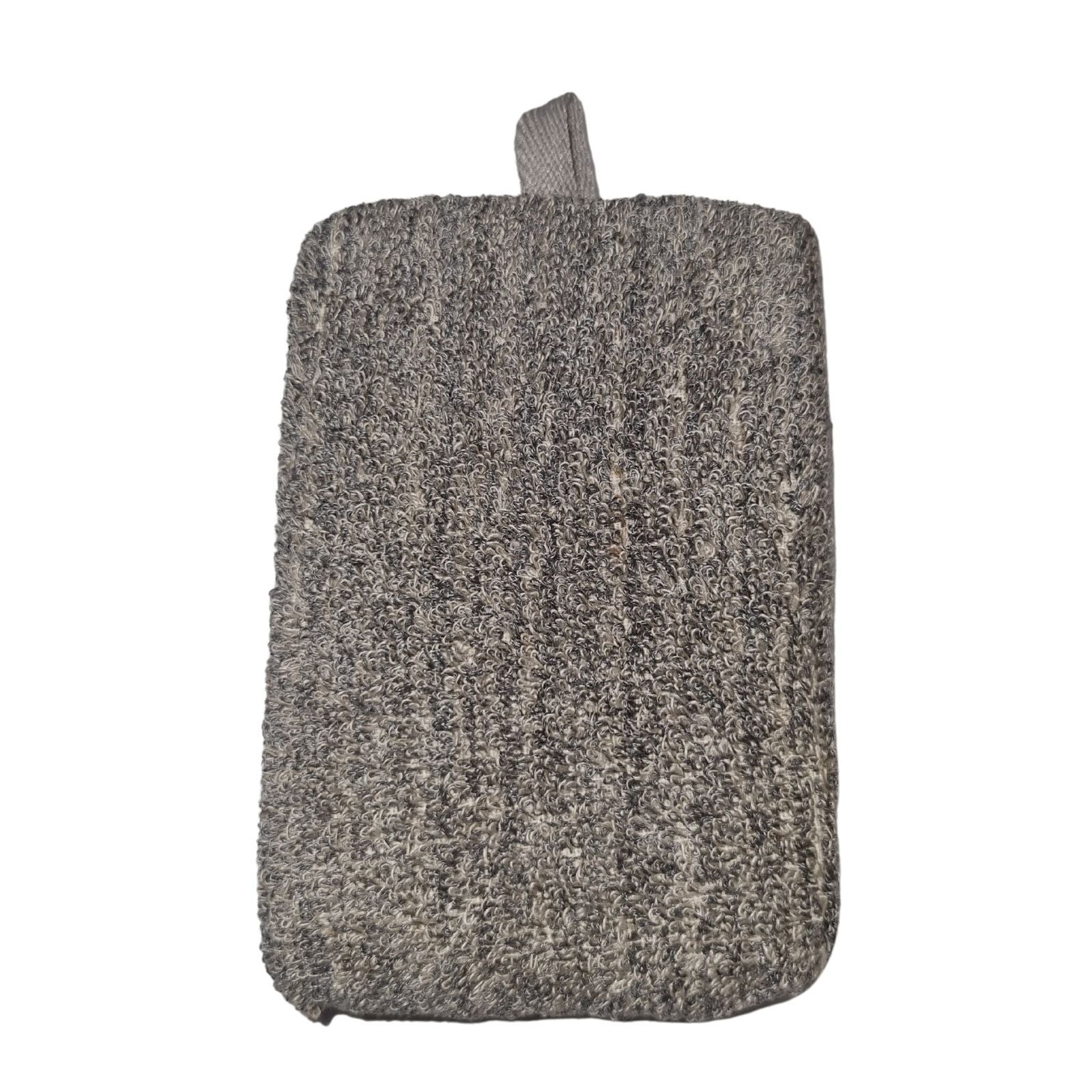 Bamboo & Linen Bath Sponge  - Charcoal