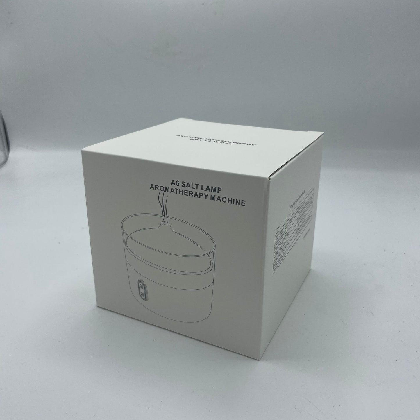 Aróma difuzér s himalájskou soľou - nočné svetlo - USB-C - efekt plameňa (vrátane soli)
