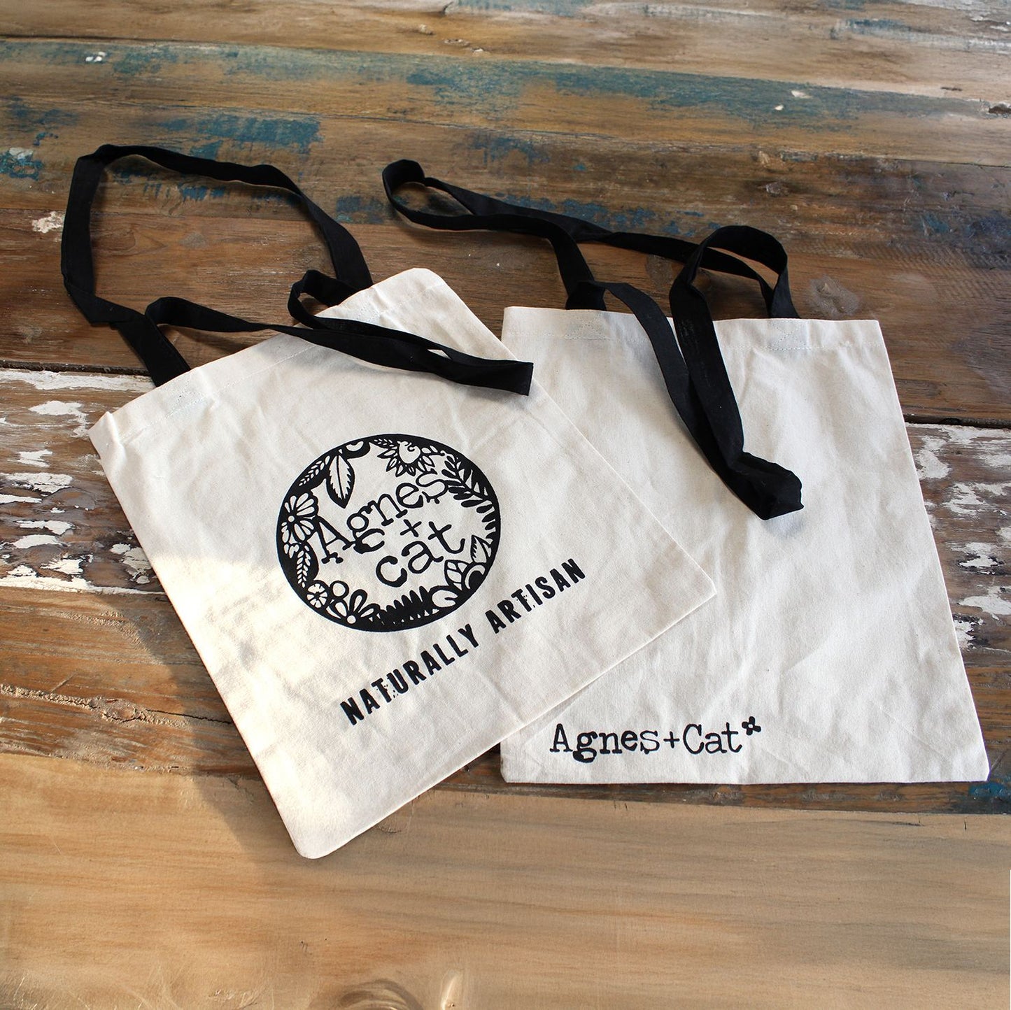 Agnes and Cat Cotton Bag 6oz - 35x30 cm - Agnes+Cat