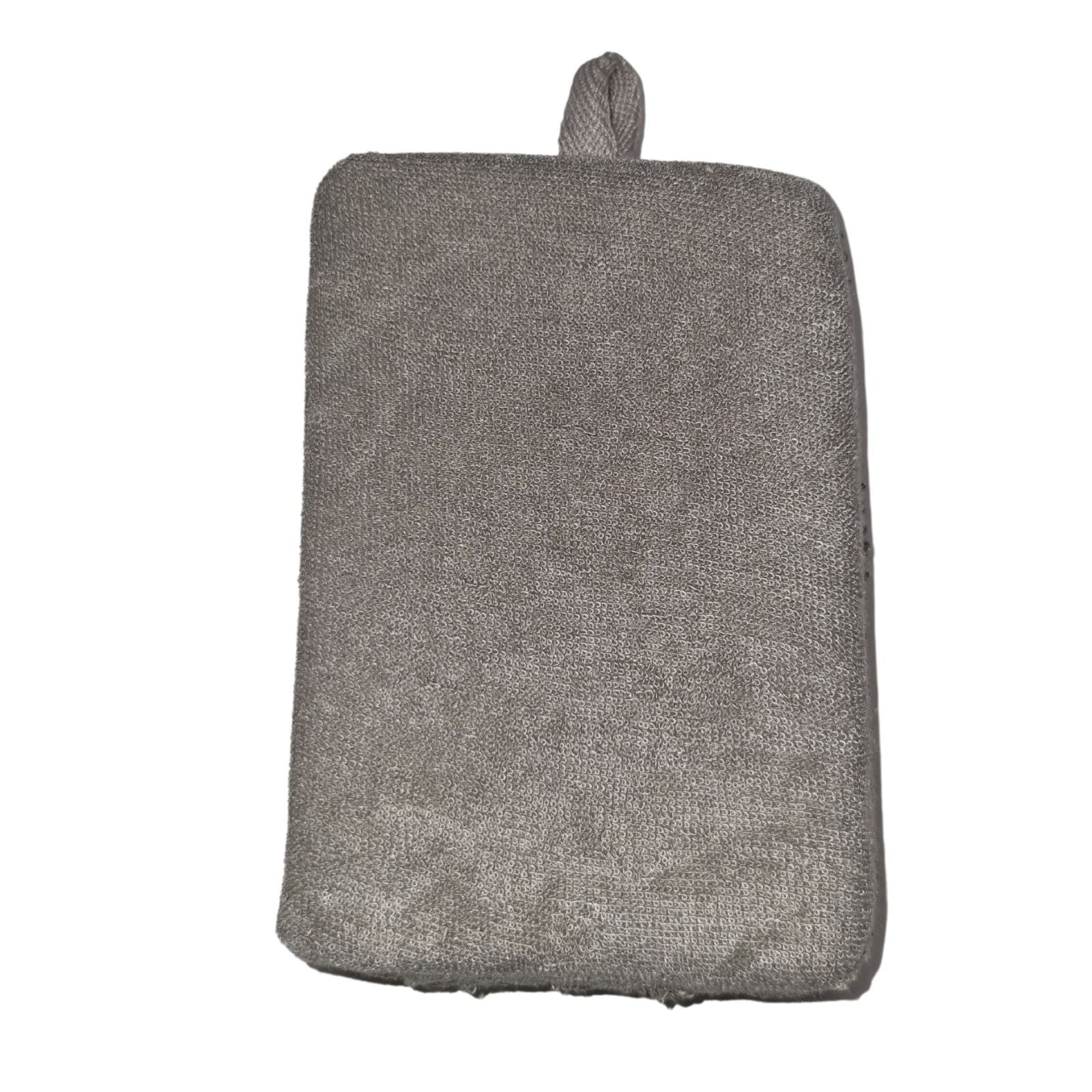 Bamboo & Linen Bath Sponge  - Charcoal