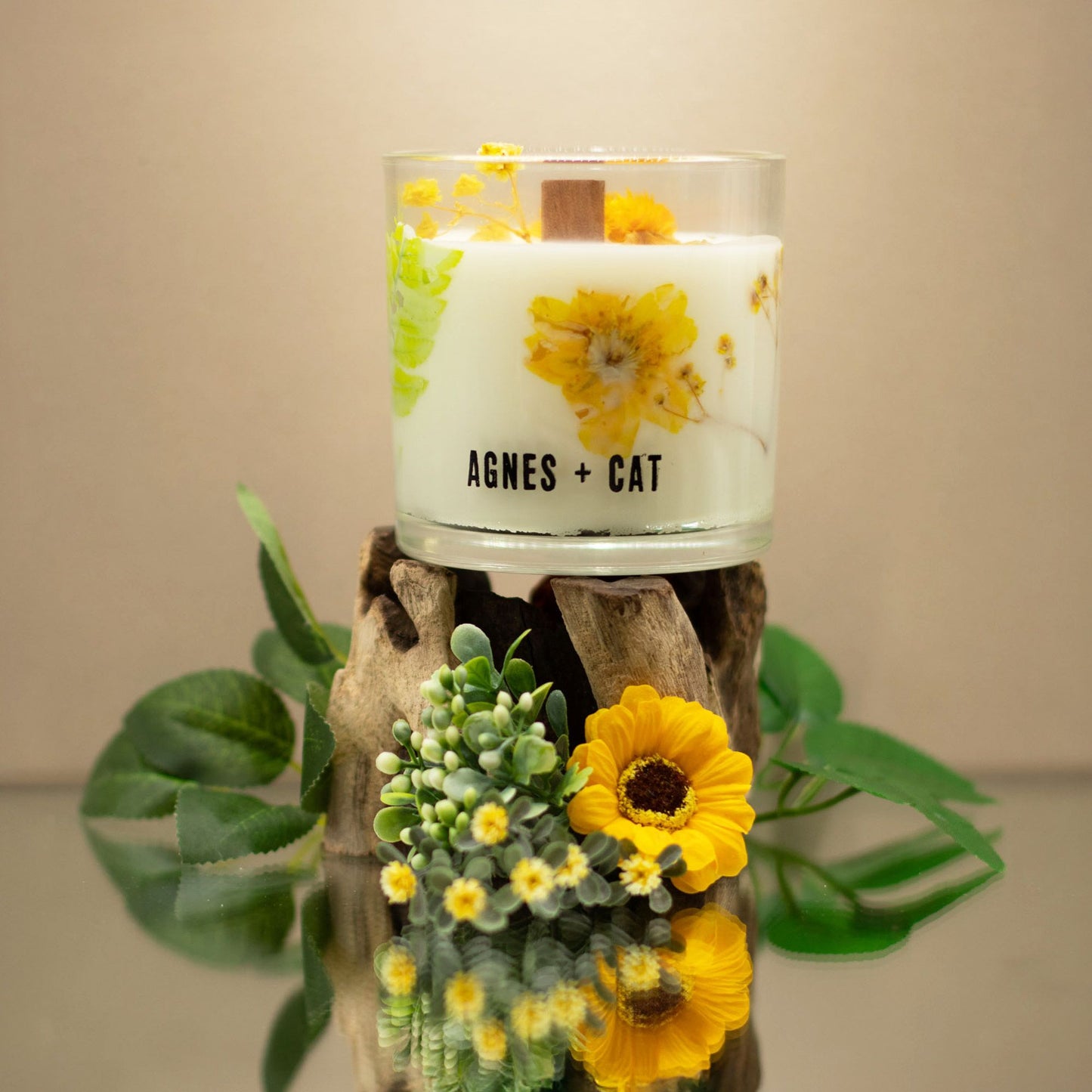 Sójová vosková sviečka Agnes + Cat Botanical - Rydal Oudh