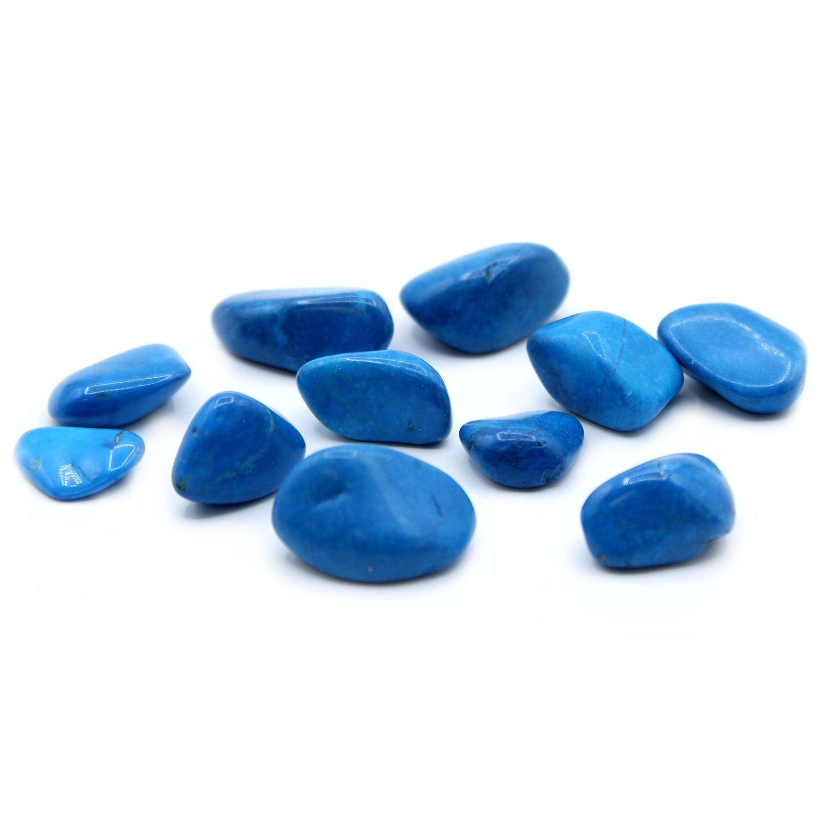 Pack of 24 L Tumble Stone - Blue Howlite